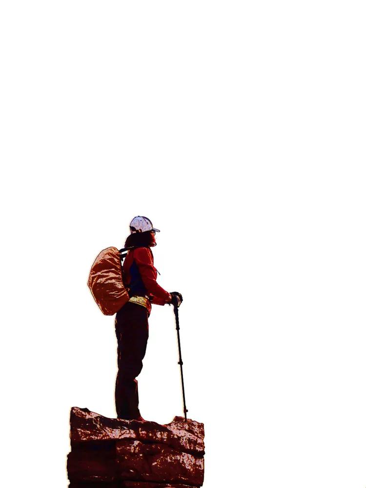 绝壁大梯白云寺,徒步白云寺