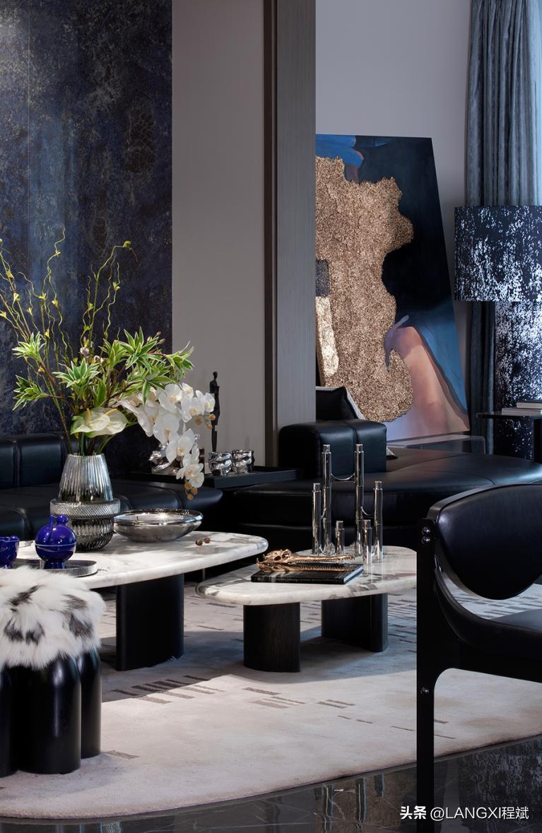 350平轻奢样板房,350平大平层样板间