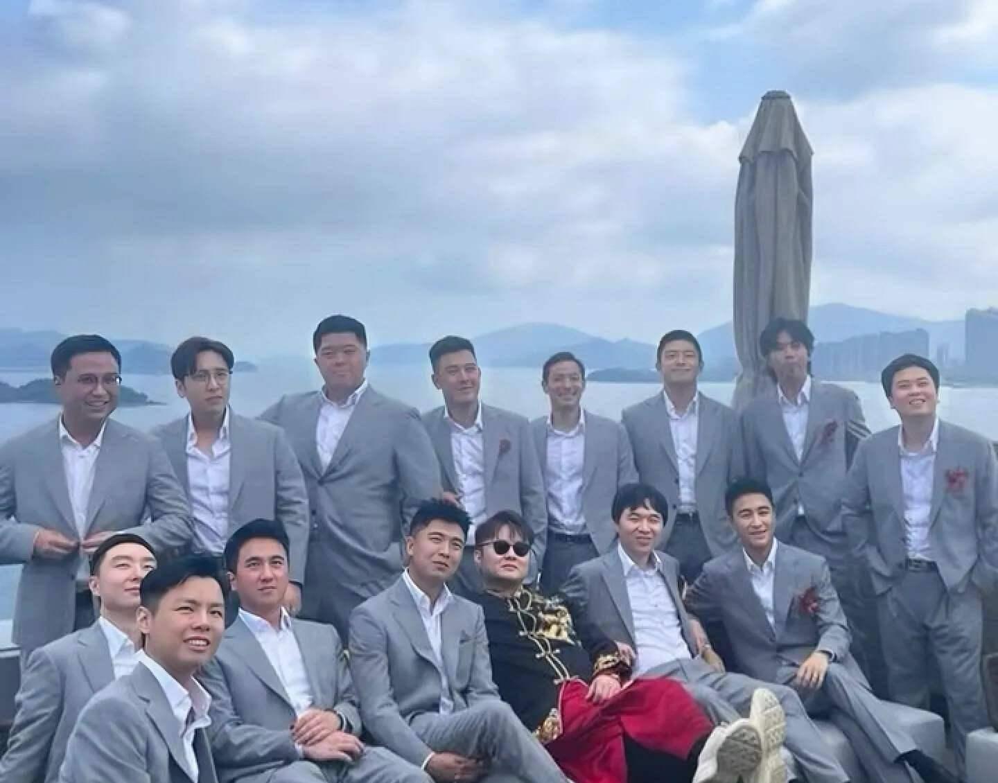 赌王儿子当伴郎的香港婚礼,赌王儿子参加婚礼