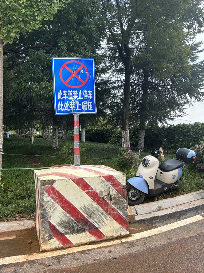 曝光台践踏草坪,不文明曝光台踩踏草坪