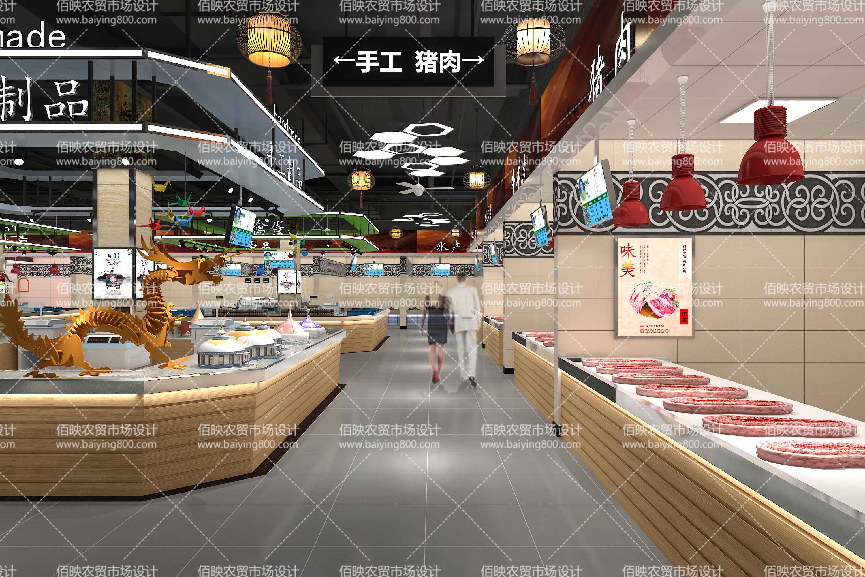 智慧农贸市场建设外观方案介绍,漳州专业农贸市场智慧化系统公司