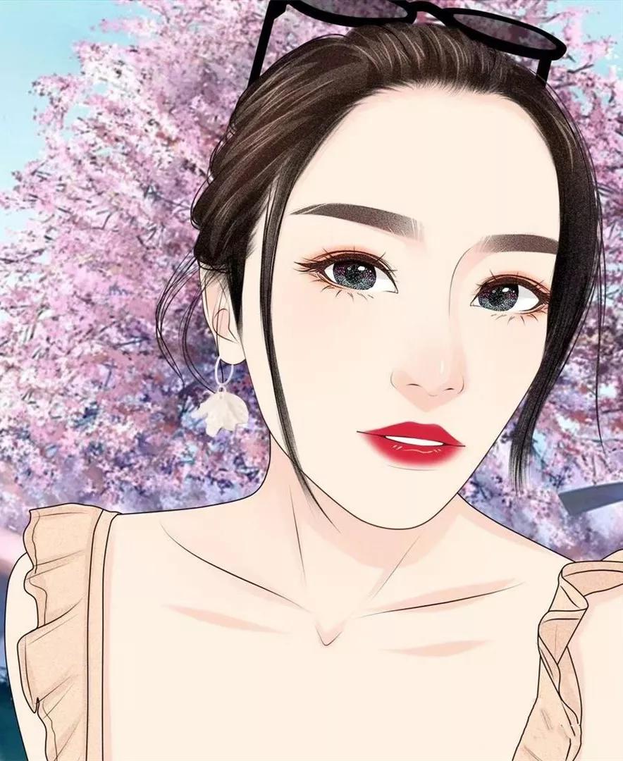 精致优雅女生手绘头像,知性优雅女人头像手绘女生