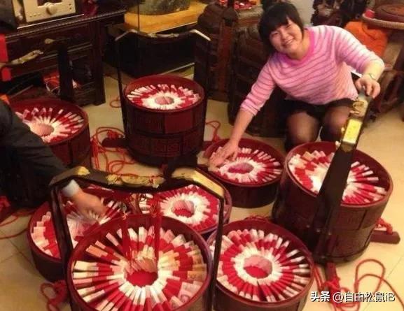 全国各地结婚彩礼排行榜,全国各地彩礼排行榜