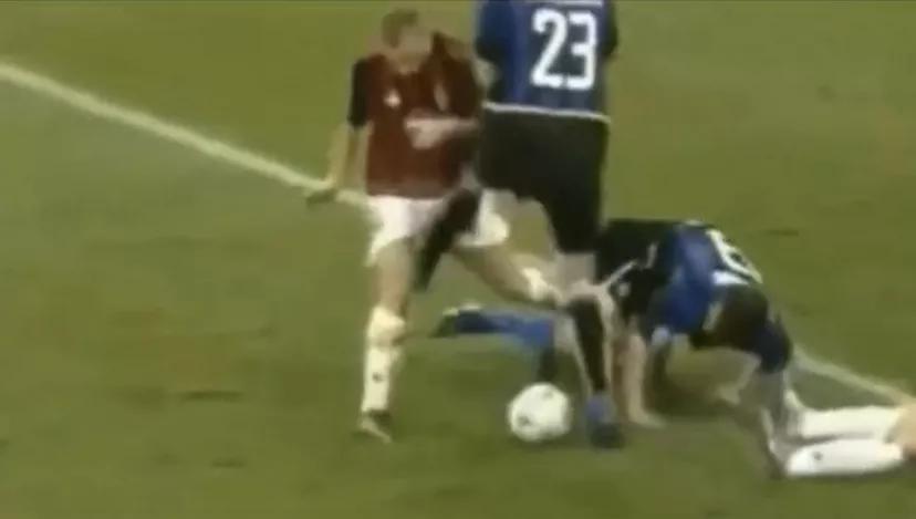 马特拉齐齐达内眼神,马特拉齐挑逗齐达内