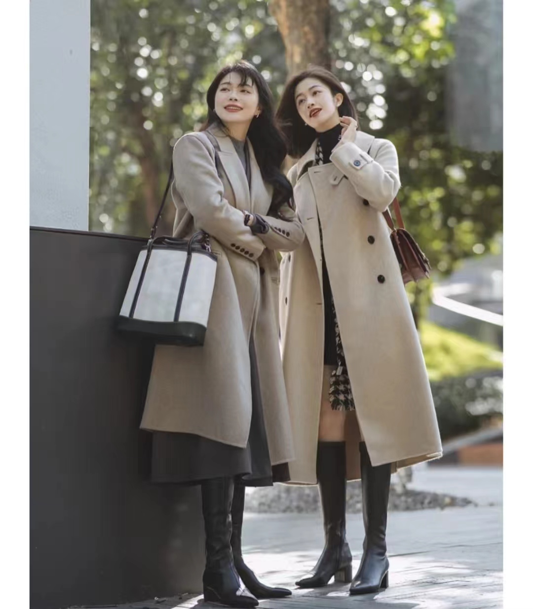 大衣30种穿搭方法,秋冬实用保暖大衣穿搭图片