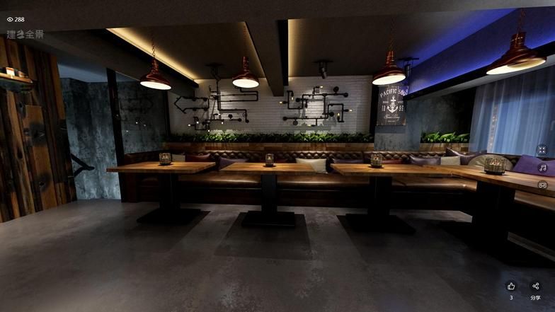 珠海复古酒吧装修设计,江门酒吧装修设计