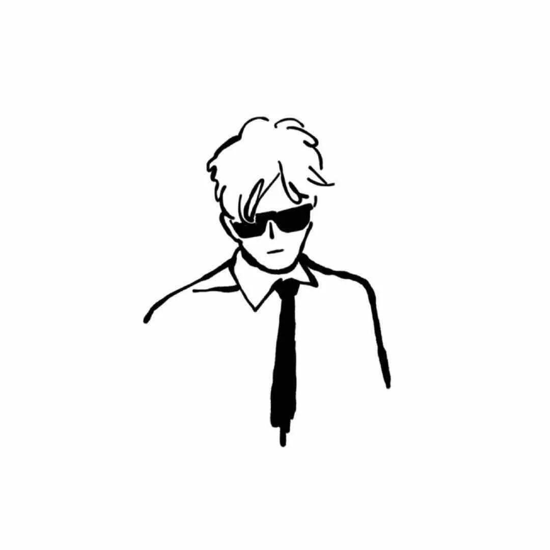 长头发简单又好看的微信头像,微信头像简约干净简笔可爱