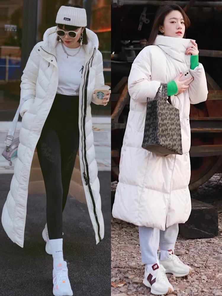 长款羽绒服搭配什么鞋子好看冬季,冬天穿长羽绒服搭配什么鞋好看