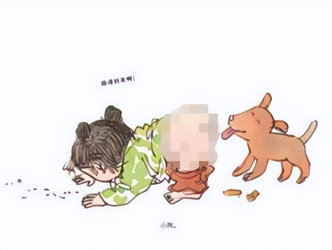 幼儿读物上出现舔狗,儿童绘本舔汗配图引争议谁画的