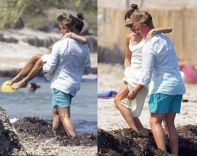 贝克汉姆贝嫂单手抱小七,47岁的贝克汉姆