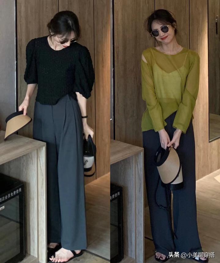 新潮减龄的穿搭清新柔美有看点,33套初秋简约搭配减龄不失女人味
