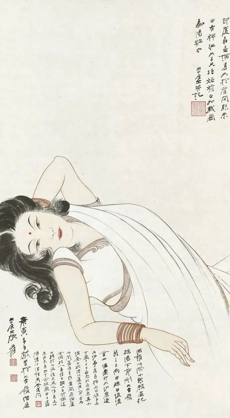 张大千最好的4幅画,盘点张大千的50幅作品