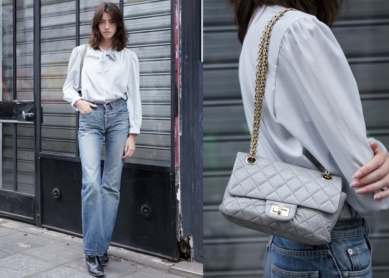 不得不佩服,时尚巴黎人的浪漫,把基础款衬衫穿出封面大片感