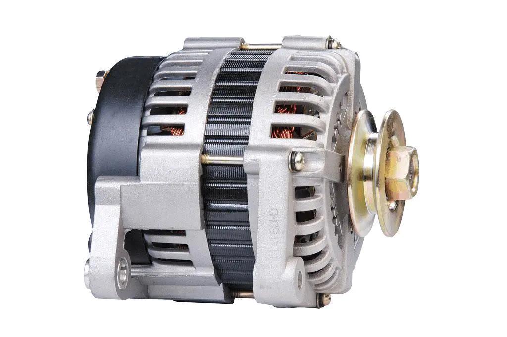 交流发电机原理结构图解,发电机结构组成和工作原理