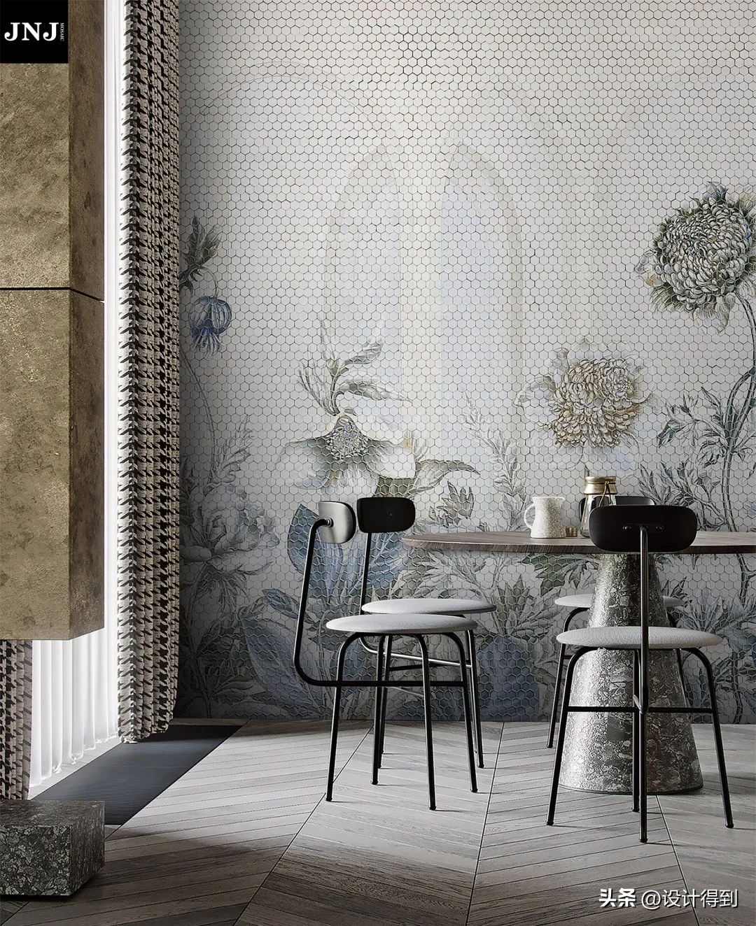 马赛克的设计风格,马赛克还能这样设计超实用