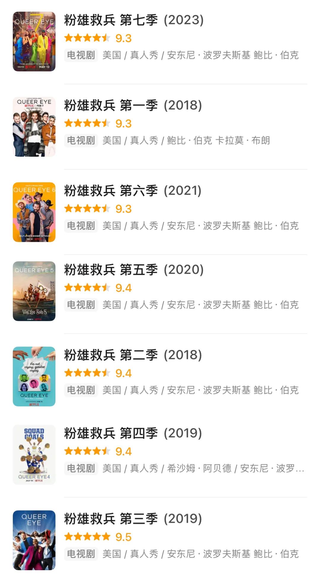 十部豆瓣评分超过8分的综艺,豆瓣评分9.8以上的综艺