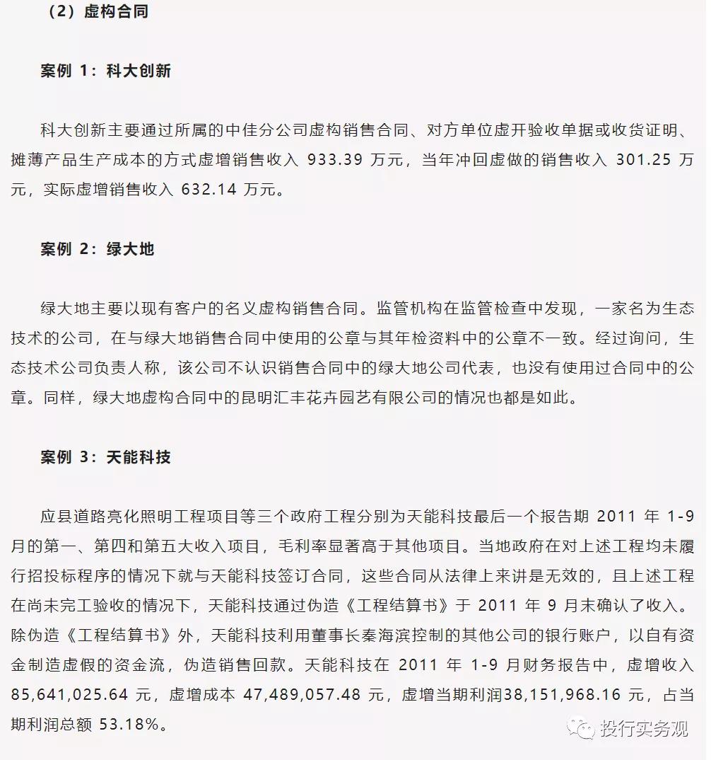 ipo企业五类财务造假,ipo财务造假对财务人员如何处罚
