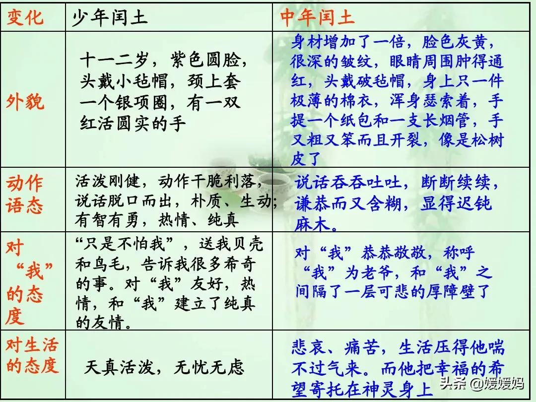 九年级上册语文第15课故乡预习,语文书人教版九上故乡ppt