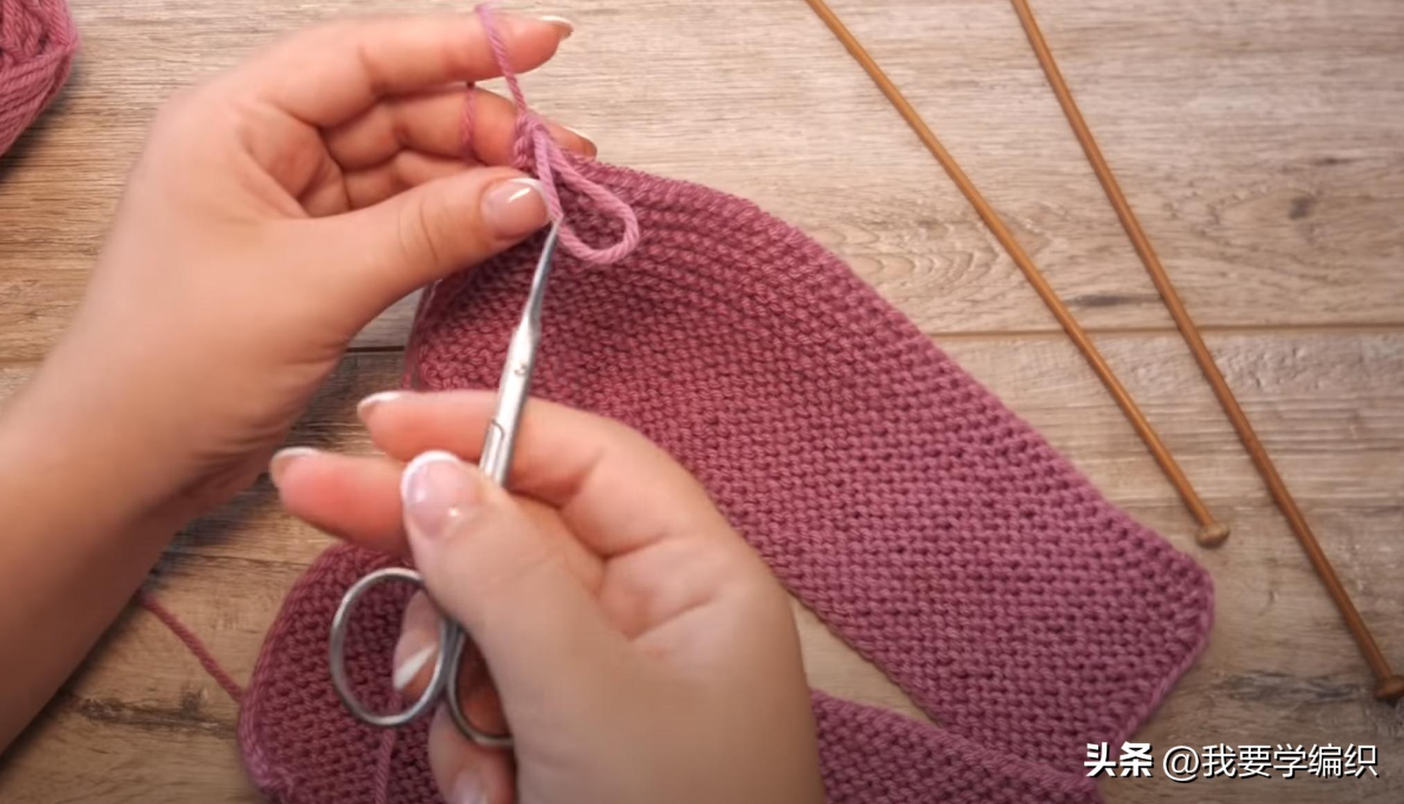 轻松编织一片式地板袜,最简单的一片式地板袜