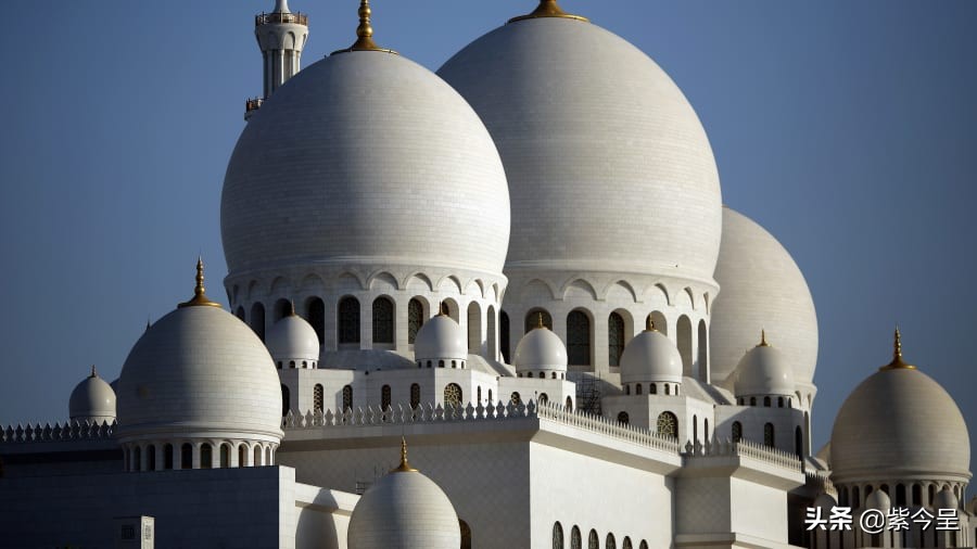 阿联酋阿布扎比最奢华的清真寺,世界上最豪华的清真寺阿布扎比