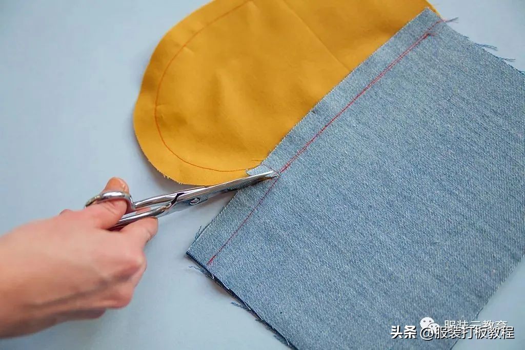 裤子口袋的裁剪缝制方法,侧缝裤口袋怎么样缝制