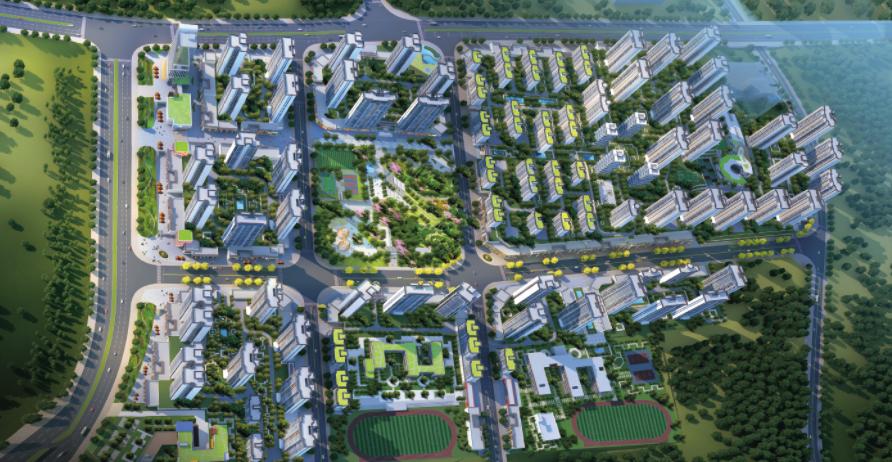 黔西大地智慧城项目,黔西大地智慧城航拍