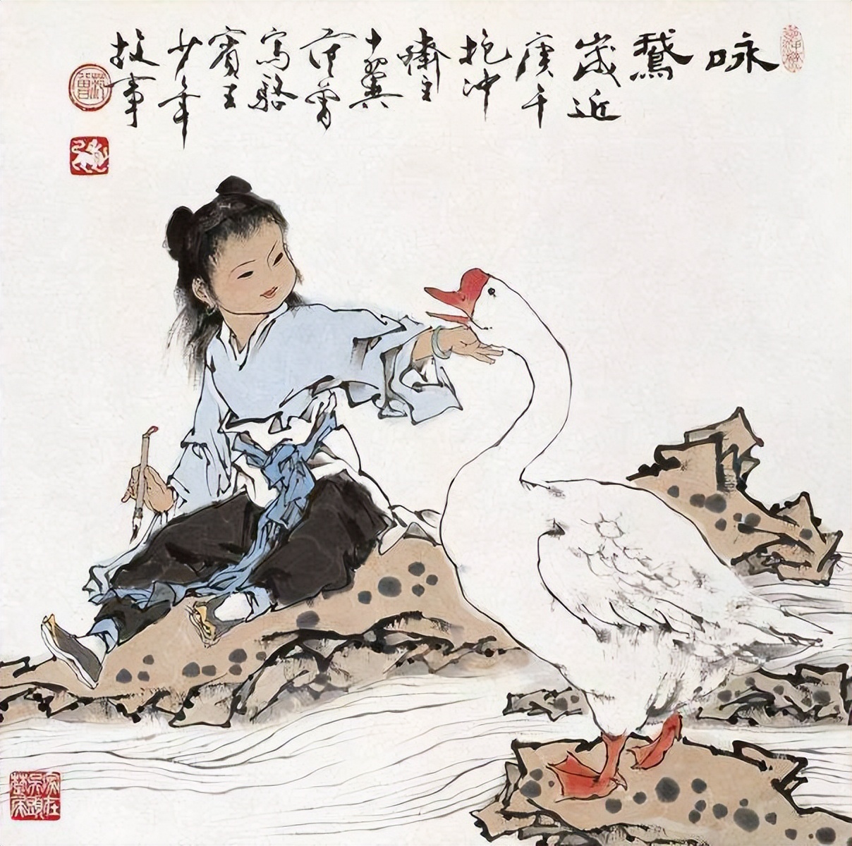 七十岁农民写咏鸡诗获奖,老农模仿咏鹅写诗获奖