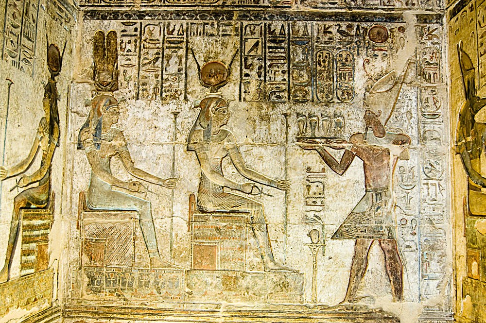 象形文字古埃及,古埃及壁画上都有哪些文字