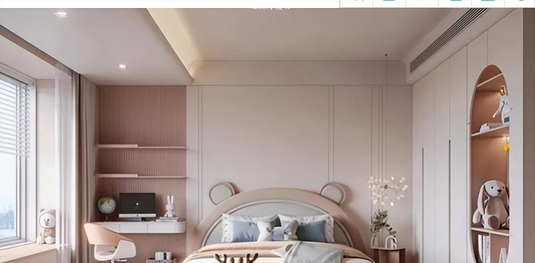 八个平方儿童房怎样装实用美观,儿童房实用省钱设计方案