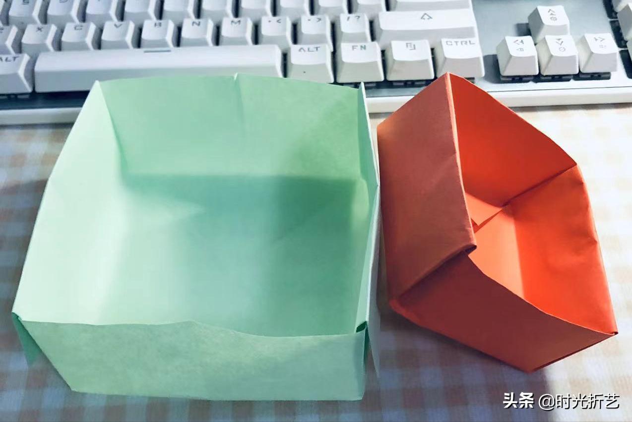 图解折纸教程,苍蝇纸盒的折纸方法