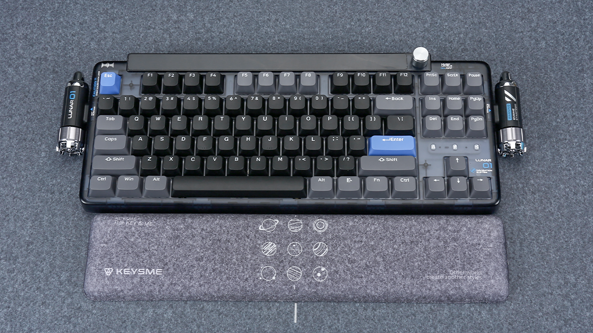 keychronk1机械键盘测评,lunar01键盘