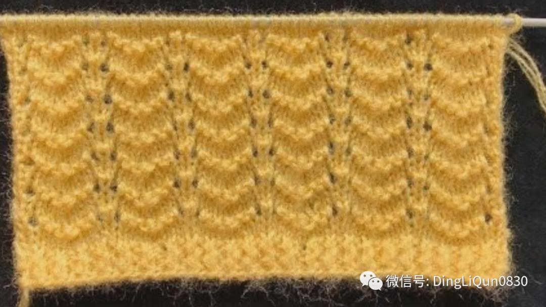 500个毛衣花样完整大平针版,毛衣华夫针花型图案大全