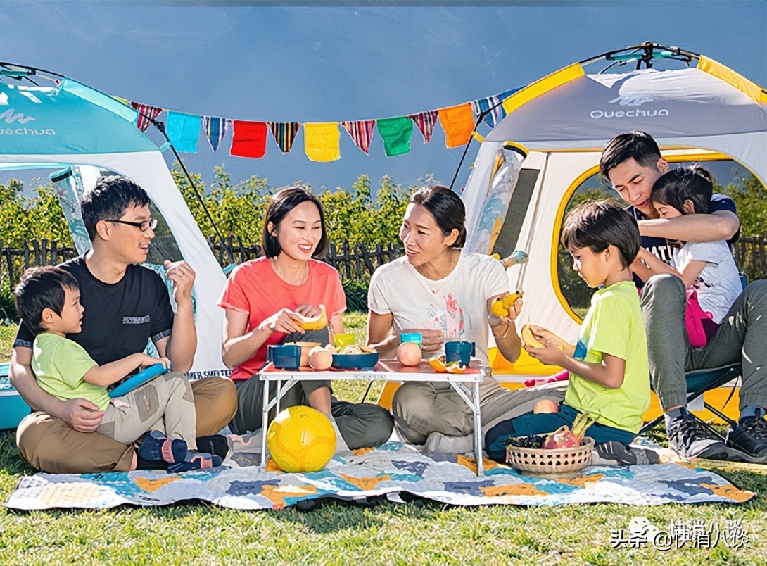 与春天有关的贴纸,春天野餐的贴纸