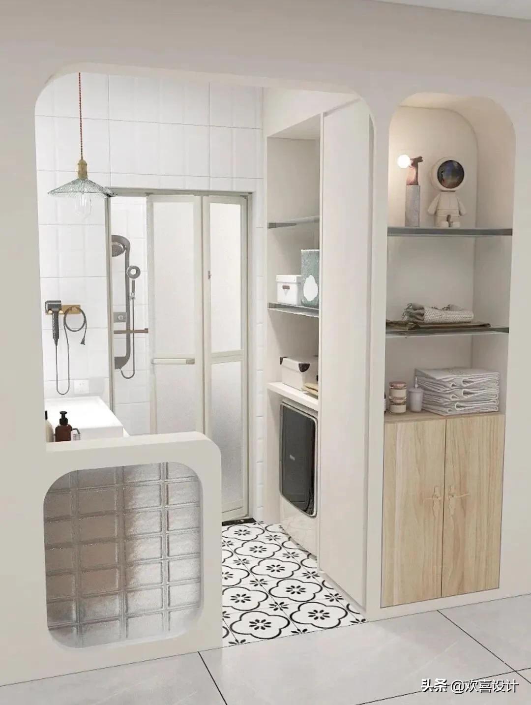 1.5米宽3.6米长卫生间设计图,30平米卫生间设计图