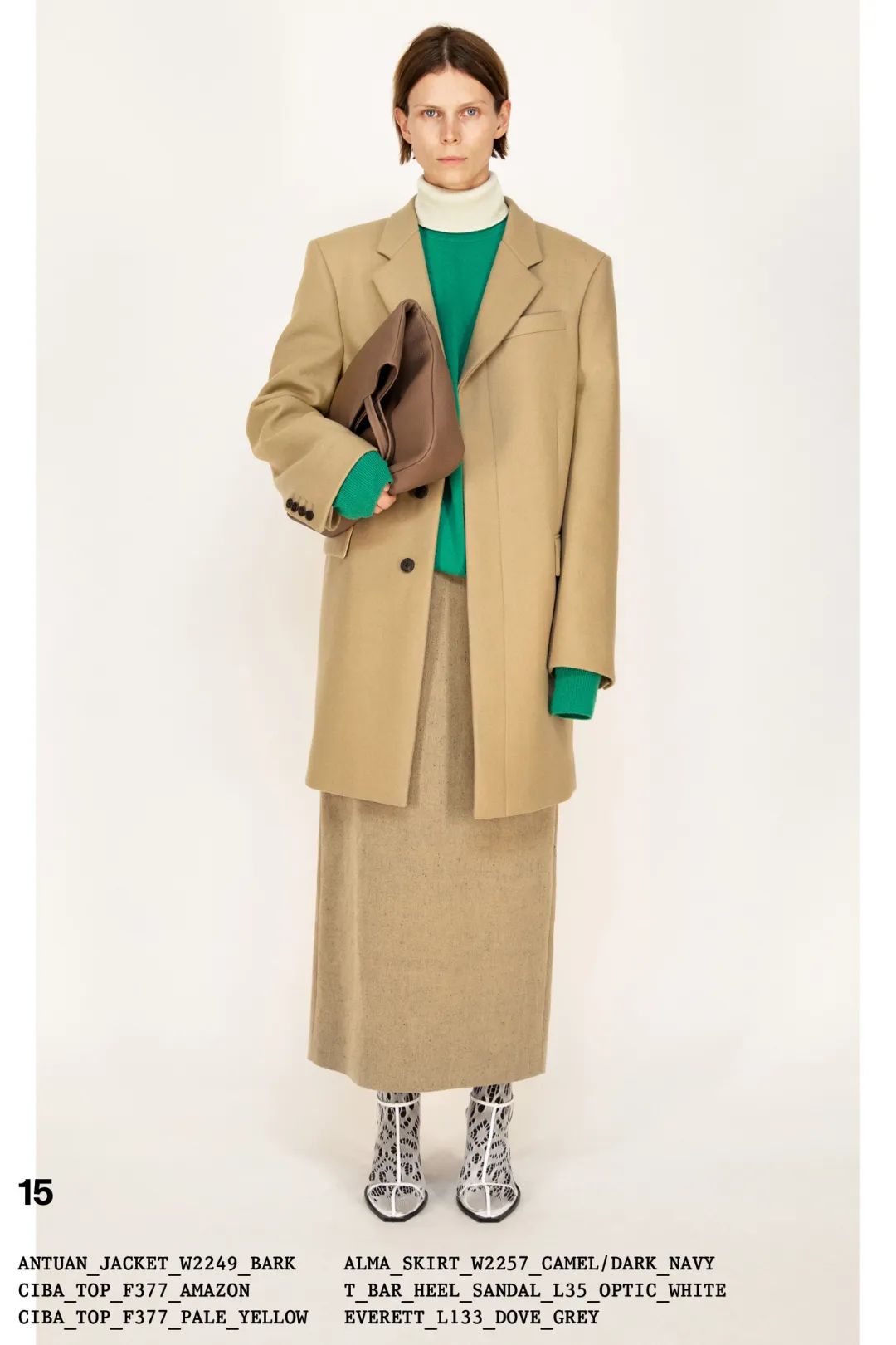 therow靴子搭配,therow极简风t裙