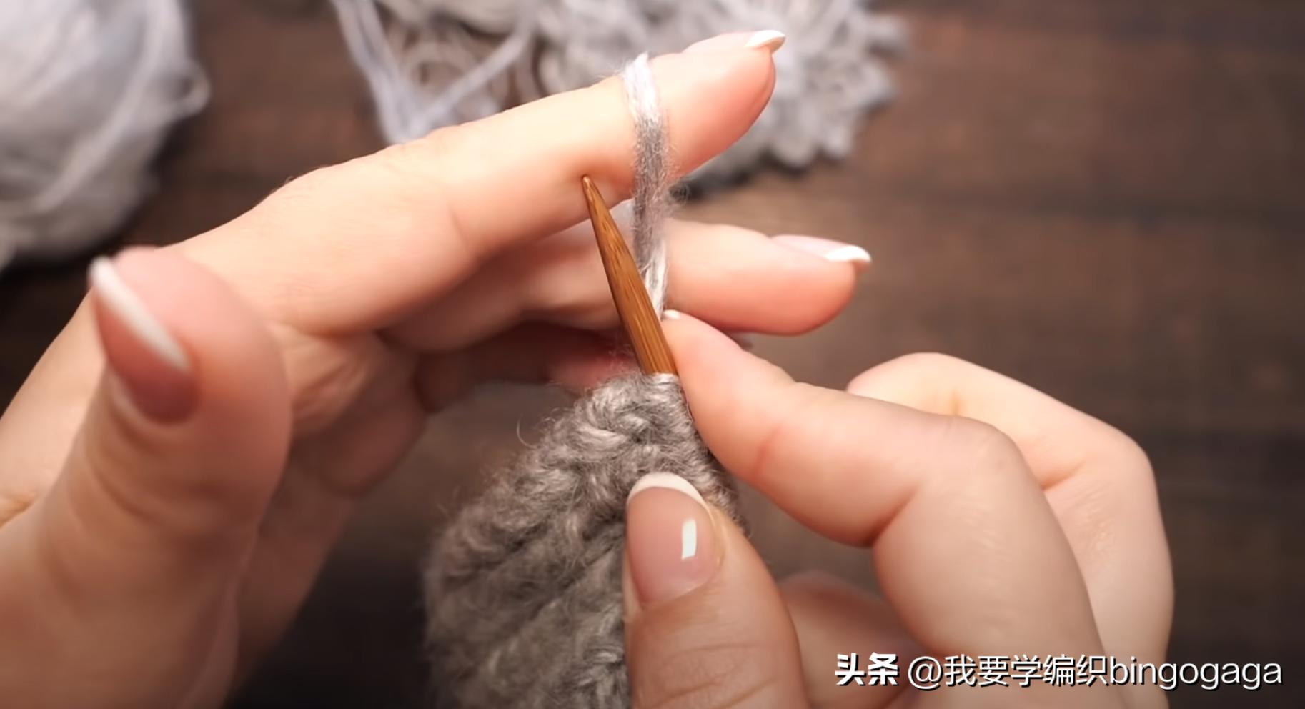 简单的女冬风雪帽编织,秋冬大帽檐帽子编织