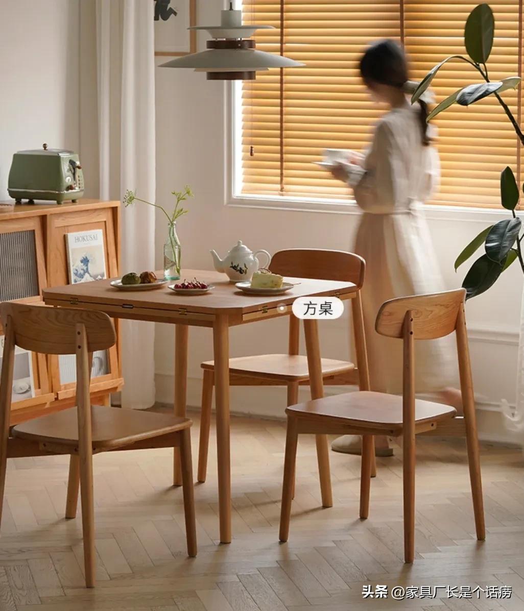 实木大圆餐桌款式带转盘,实木餐桌团团圆圆