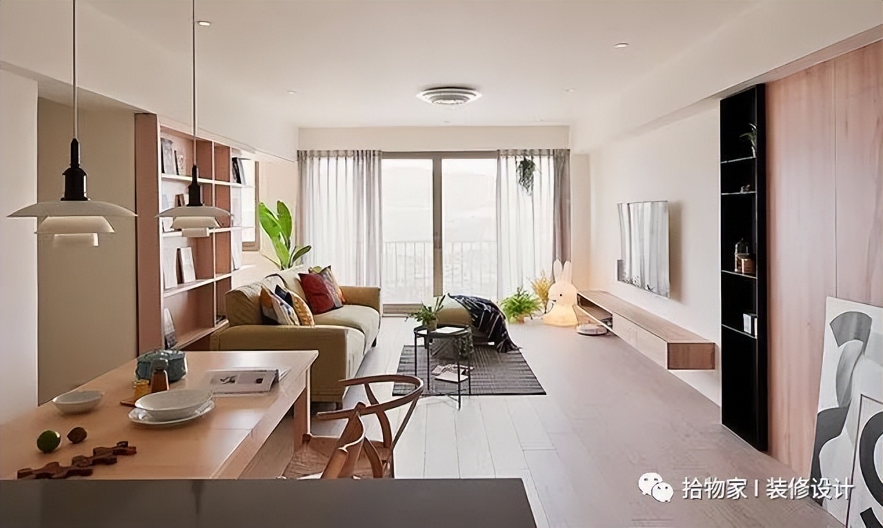 最好看的客厅设计,客厅与书房融为一体设计图