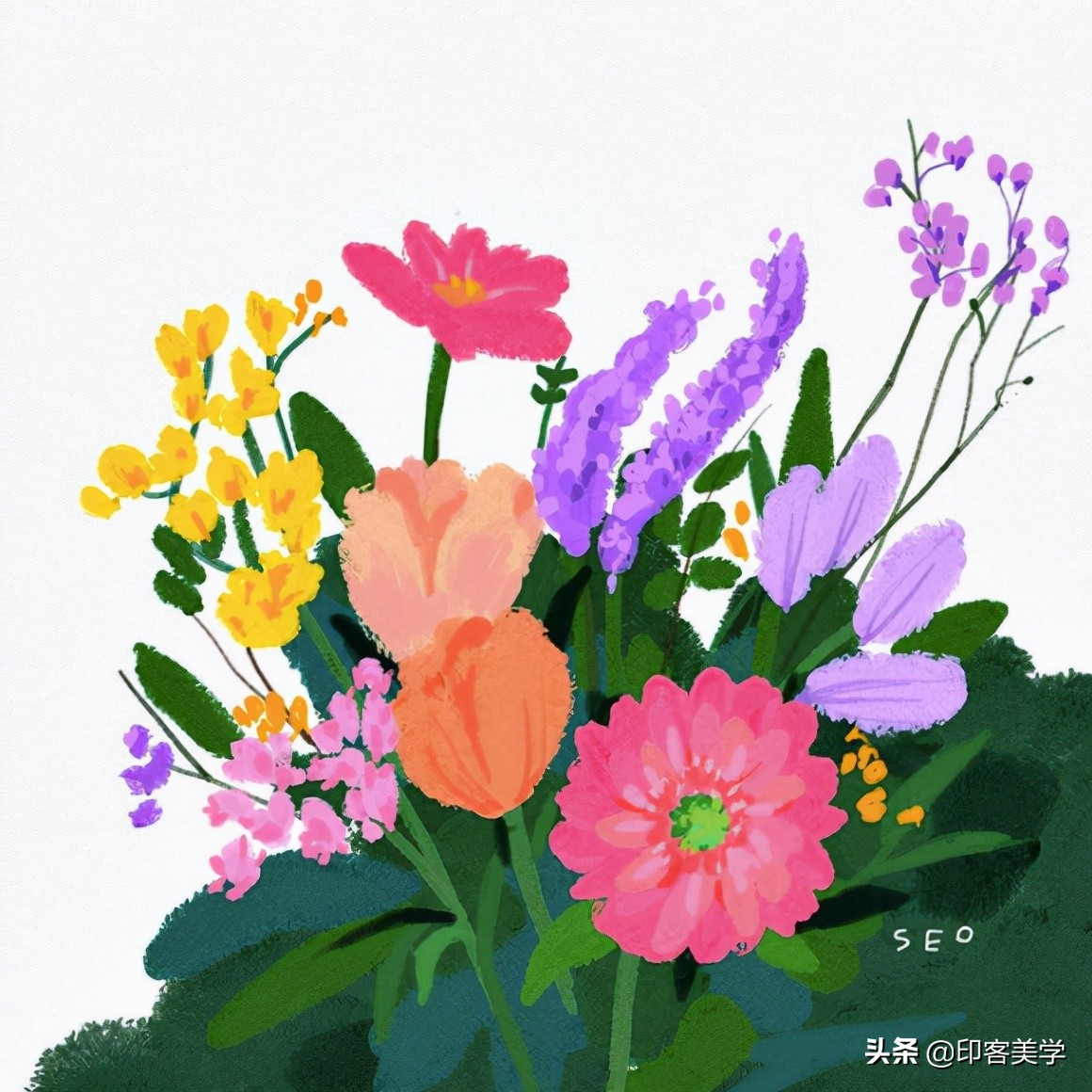 小众插画头像,分享给大家一组我的原创插画头像