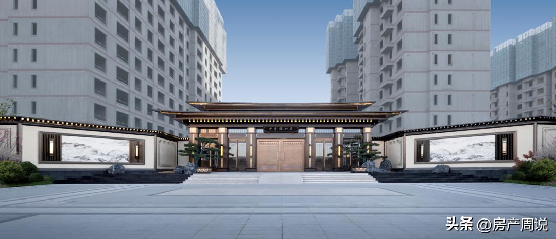 高档小区大门入口图片欣赏,高档小区大门入口门楼图