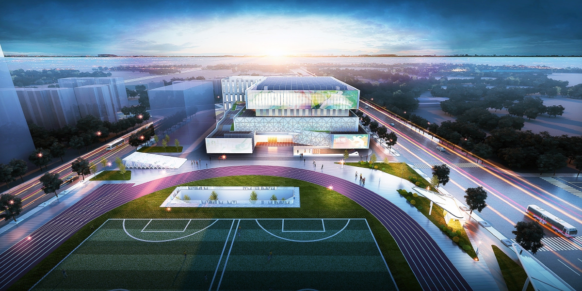 大型体育综合体,通州区金新街道老体育馆