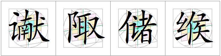 汉字书写的重心,汉字的重心是什么