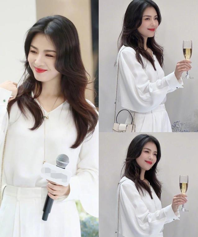 41岁刘涛晒长发美照,40岁刘涛惊艳视频