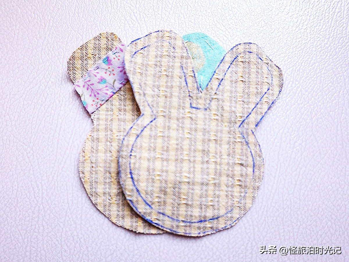 简单的兔子挂件,简单好做的兔子挂件