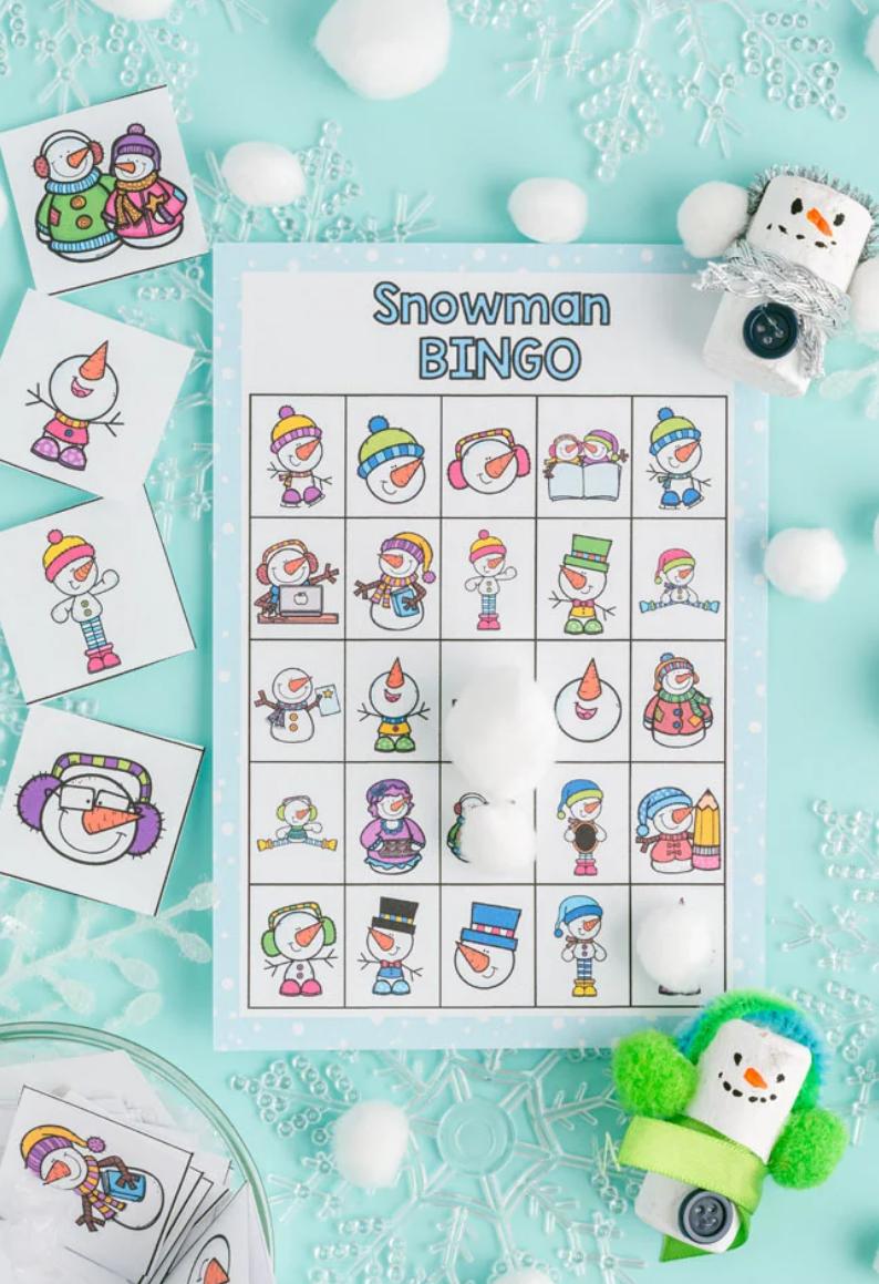 冬天、足球、圣诞等15个不同主题bingo游戏宅家玩起来，超有趣！