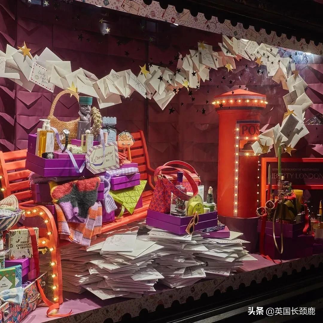 伦敦圣诞橱窗,2021年英国圣诞
