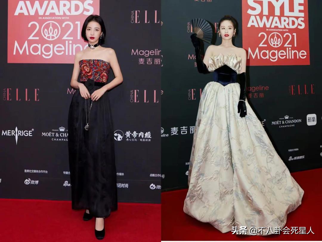 韩星礼服惊艳造型,韩星白短裙出席活动图