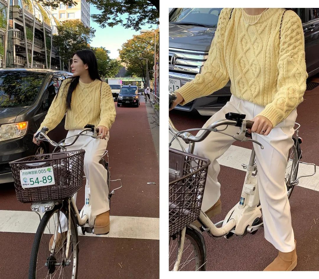 小个子拼接毛衣棉服最新款时髦,秋冬慵懒毛衣棉服内搭