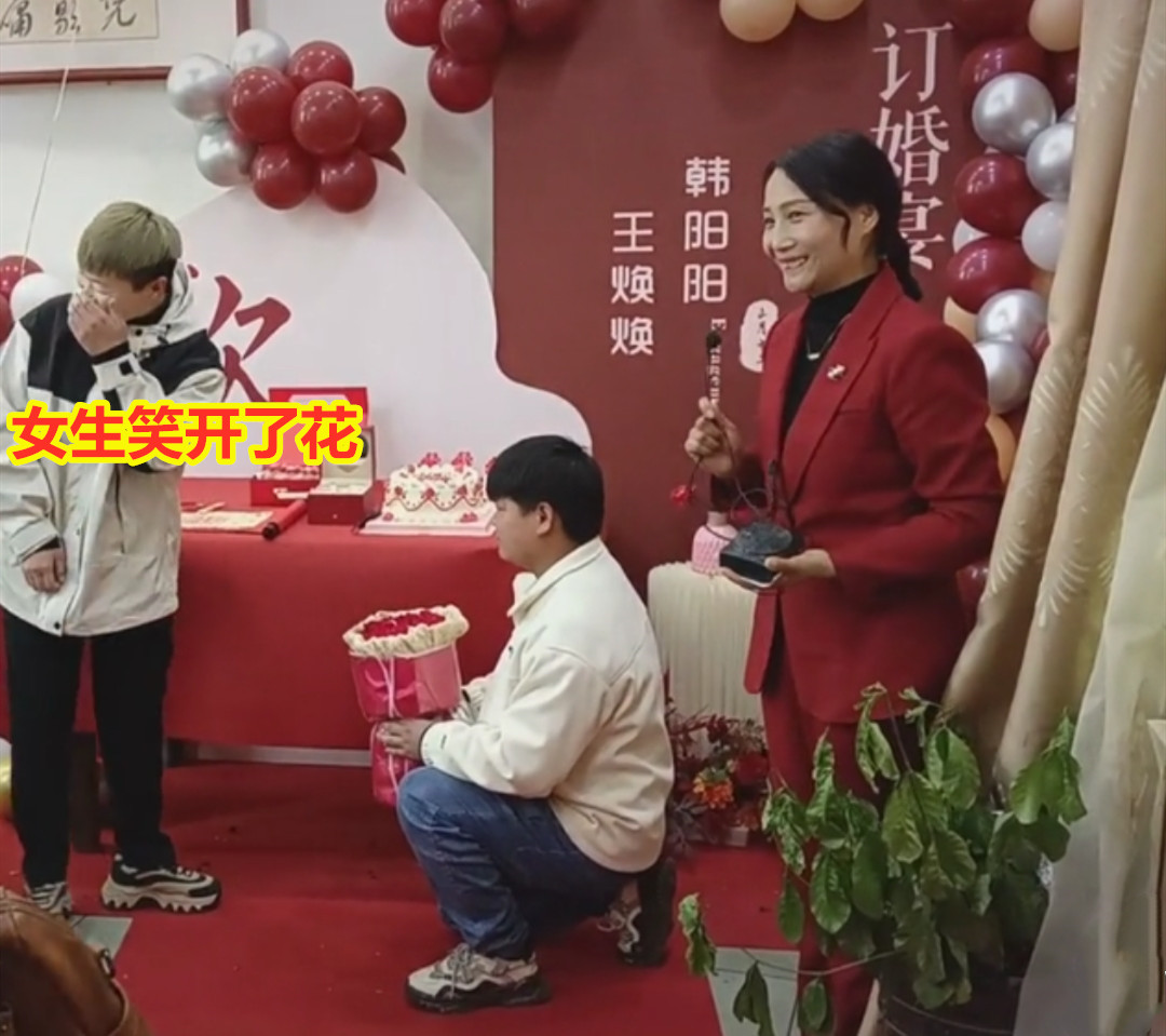 短发女子结婚被误会是男的,短发女生和男友订婚