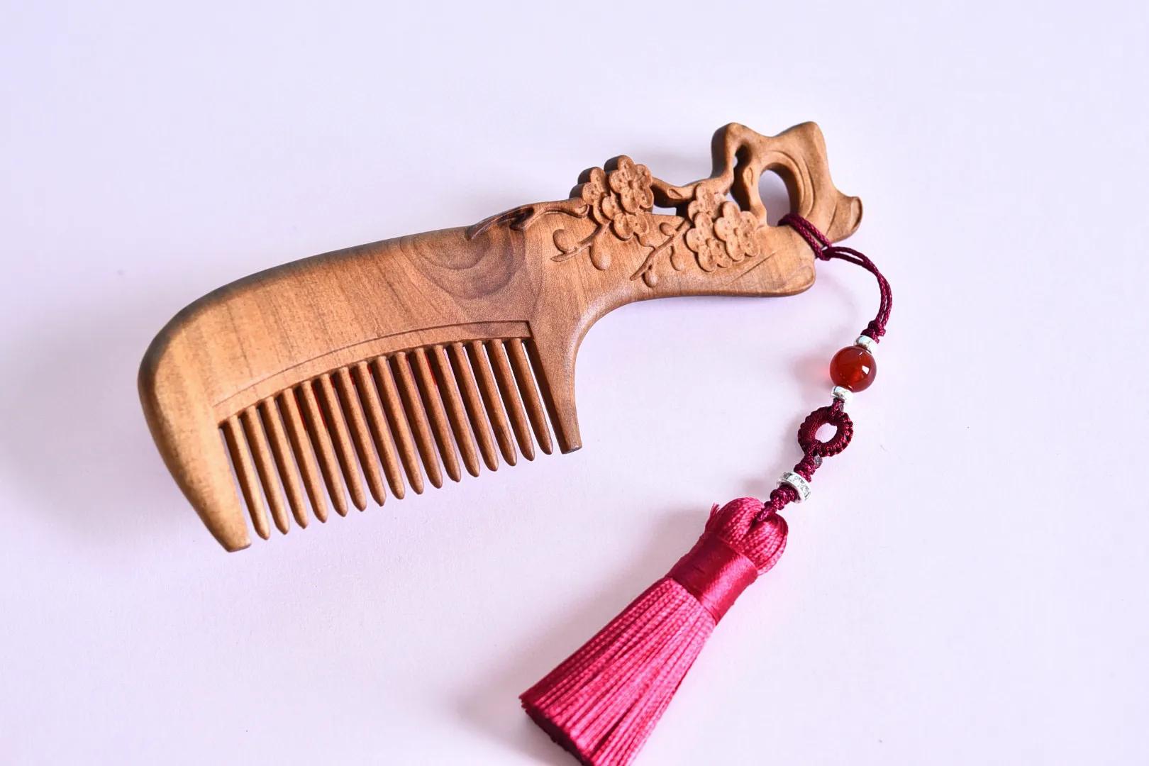 印度老山檀香美人梳,印度老山檀香按摩梳